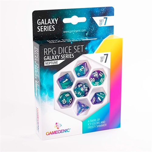 Neptune - Galaxy Series - Rollespils Terning Sæt - Gamegenic